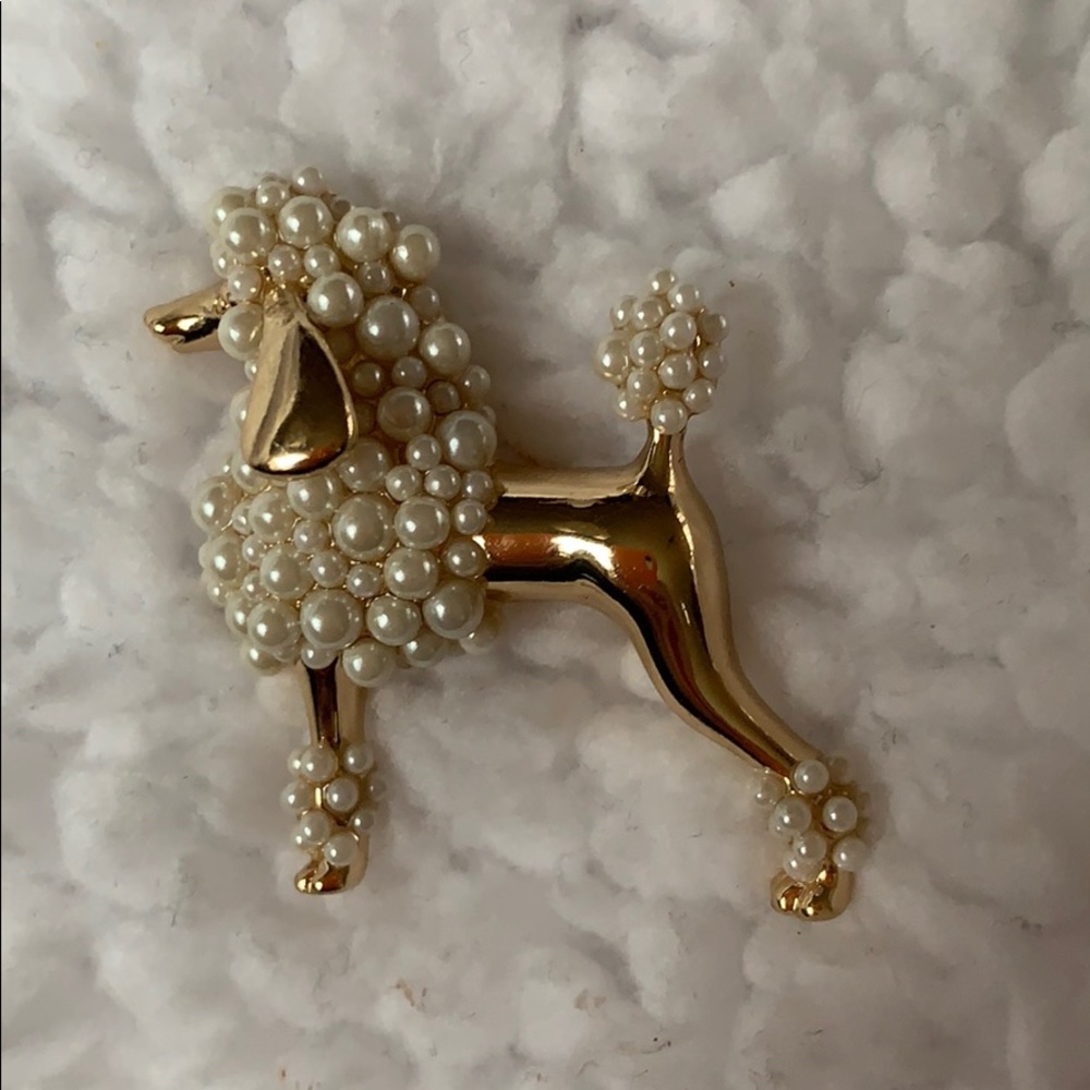Banana Republic Poodle pin